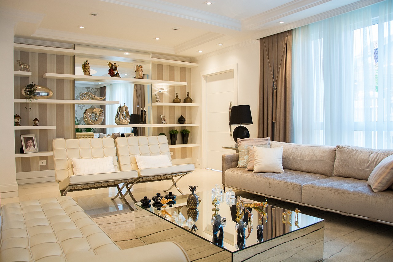 Thiết kế nội thất biệt thự phòng khách theo phong cách Luxury