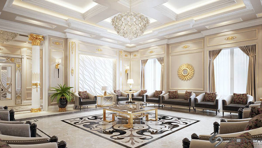 Thiết kế nội thất biệt thự theo phong cách classic