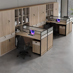 Cụm Bàn 4 Người Mặt Gỗ MDF