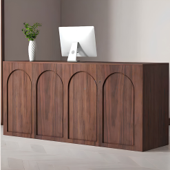 Quầy Lễ Tân Gỗ Nhỏ QLT003