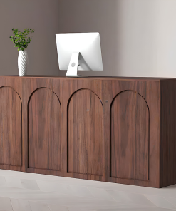 Quầy Lễ Tân Gỗ Nhỏ QLT003