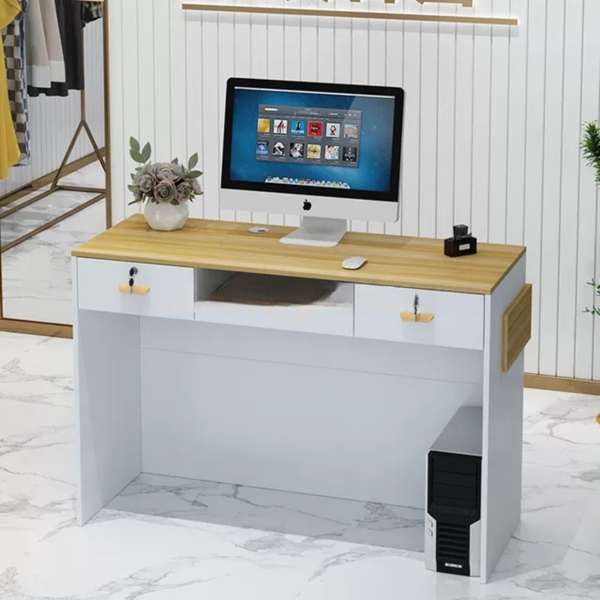 Quầy Lễ Tân QLT005 (4)