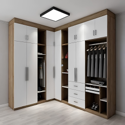 Tủ Quần Áo Chữ L Góc Phòng TQ010
